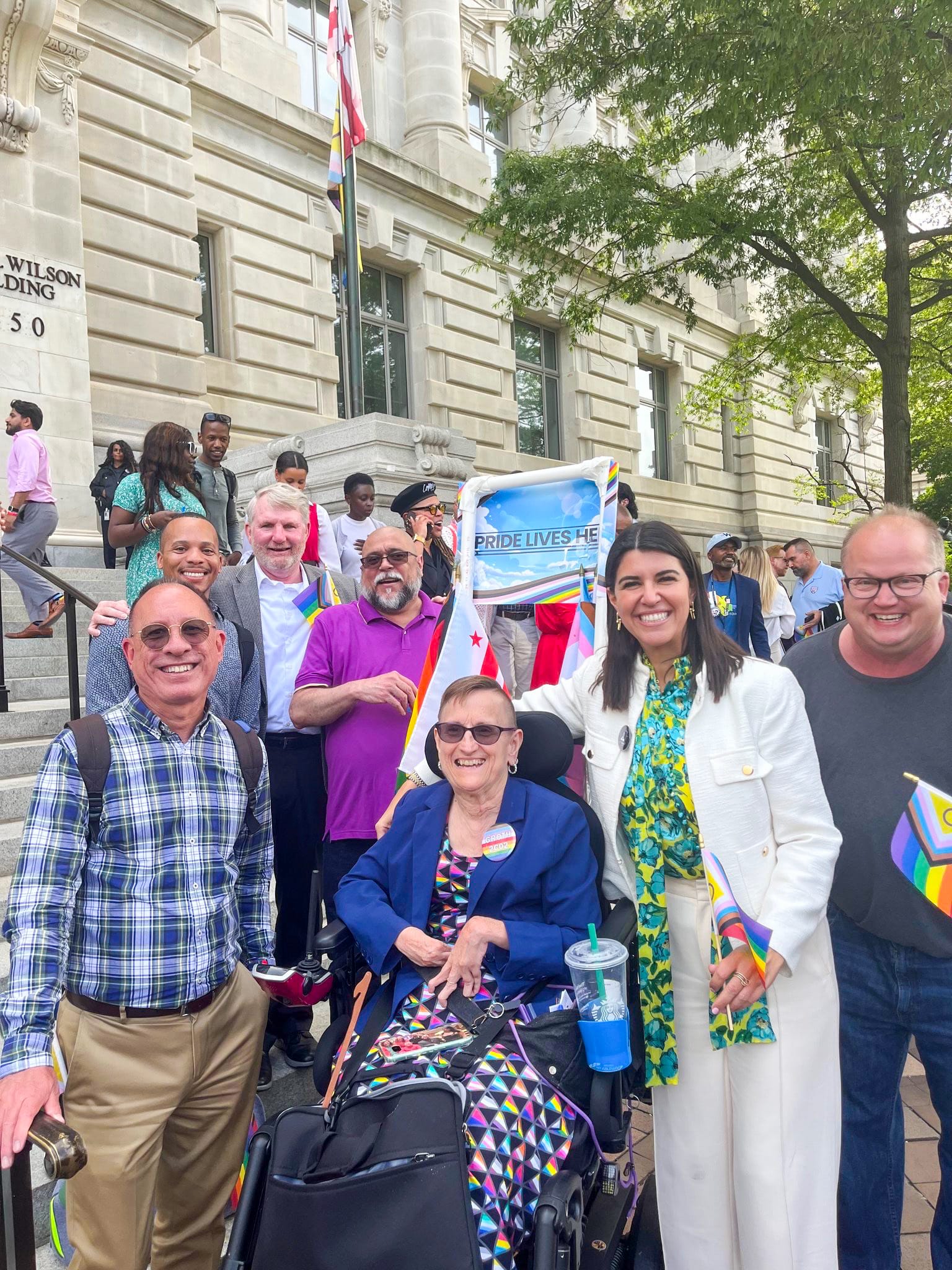 Mayor’s Pride Flag Raising at the Wilson Building